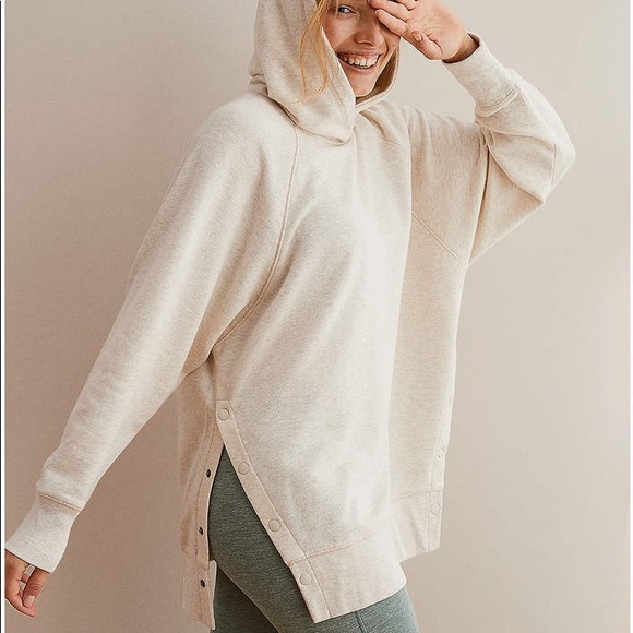 Aerie side snap hoodie Clearance